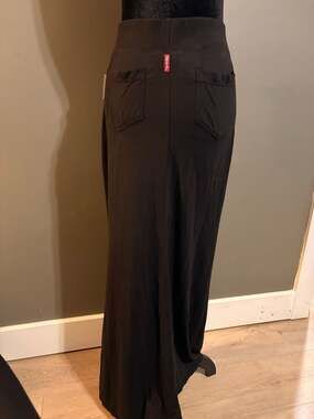 Hard Tail Forever Long Fishtail Skirt Black Size S ZJ09